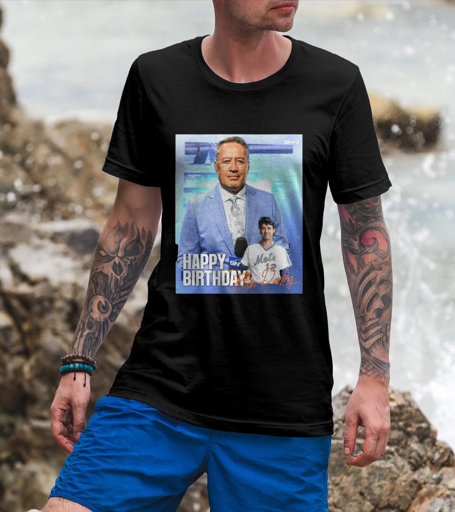 Happy Birthday Ron Darling SNY Mets Celebration T-Shirt