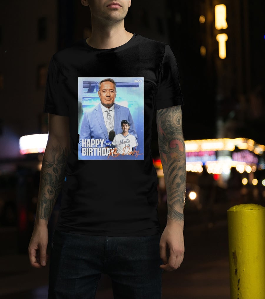 Happy Birthday Ron Darling SNY Mets Celebration T-Shirt
