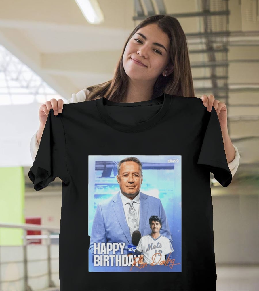 Happy Birthday Ron Darling SNY Mets Celebration T-Shirt