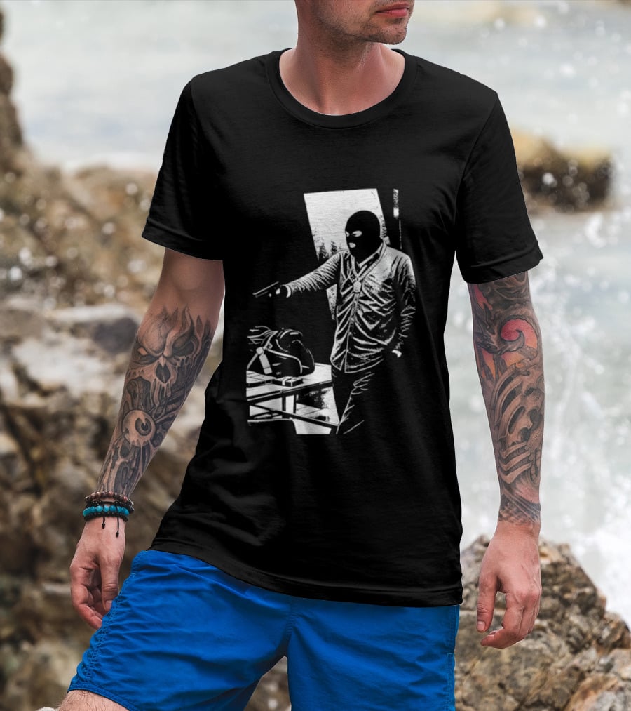 Notorious BIG Biggie Smalls Ski Mask Heist T-Shirt