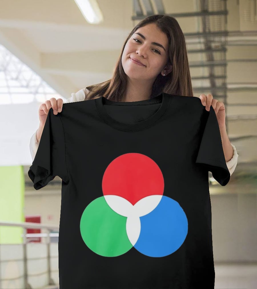 RGB Color Model Venn Diagram Red Green Blue T-Shirt