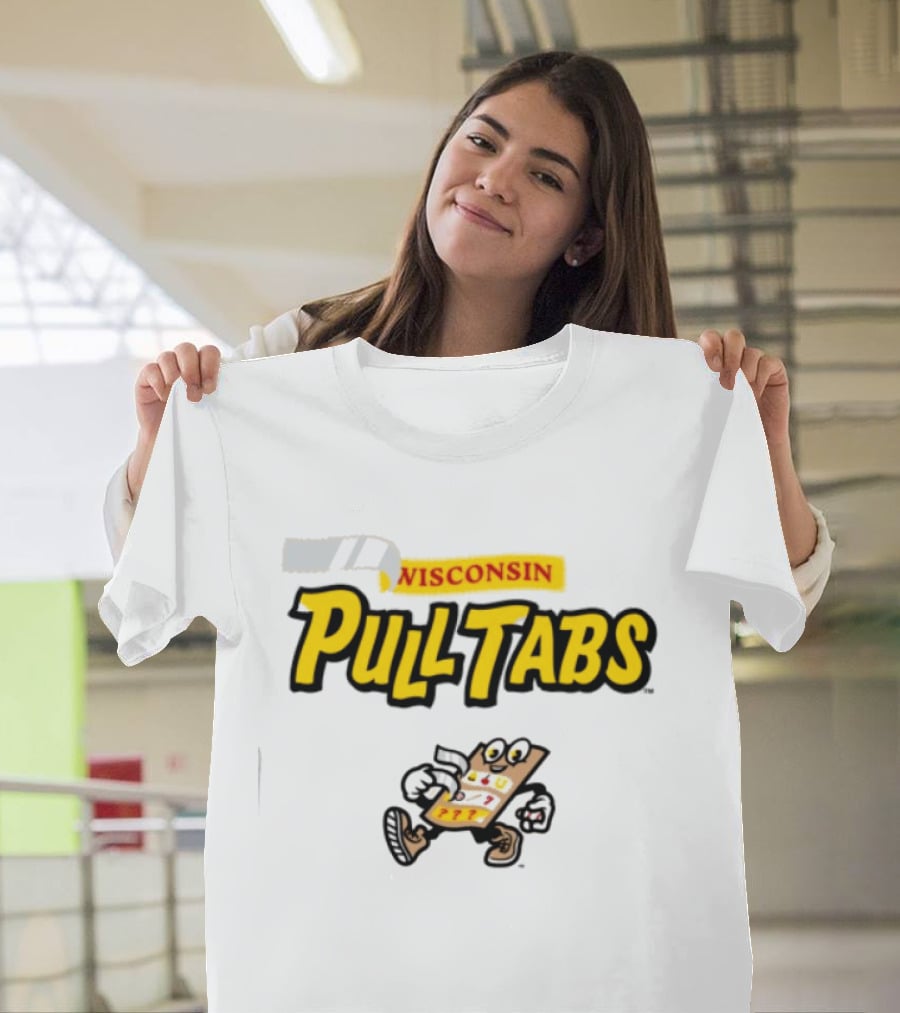 Wisconsin Pull Tabs Dock Spiders Team Store T-Shirt