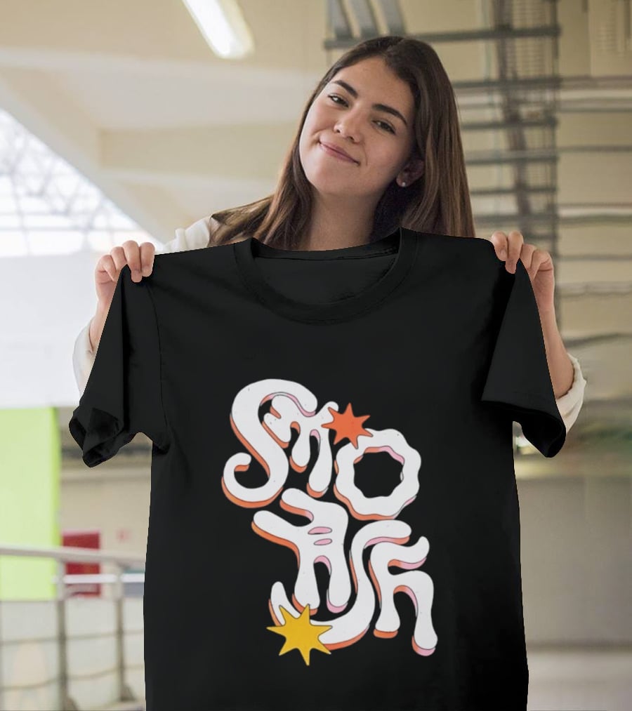Stash Groovy 70s Retro Psychedelic Style With Stars T-Shirt