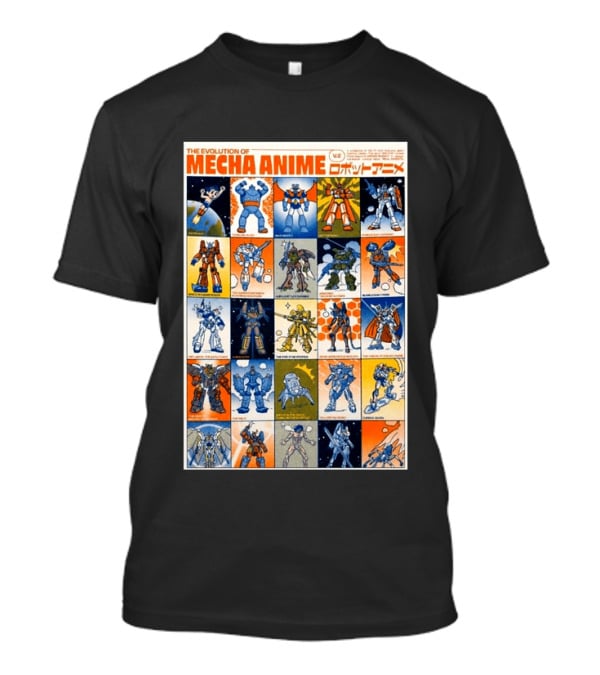 The Evolution Of Mecha Anime V.2 T-Shirt