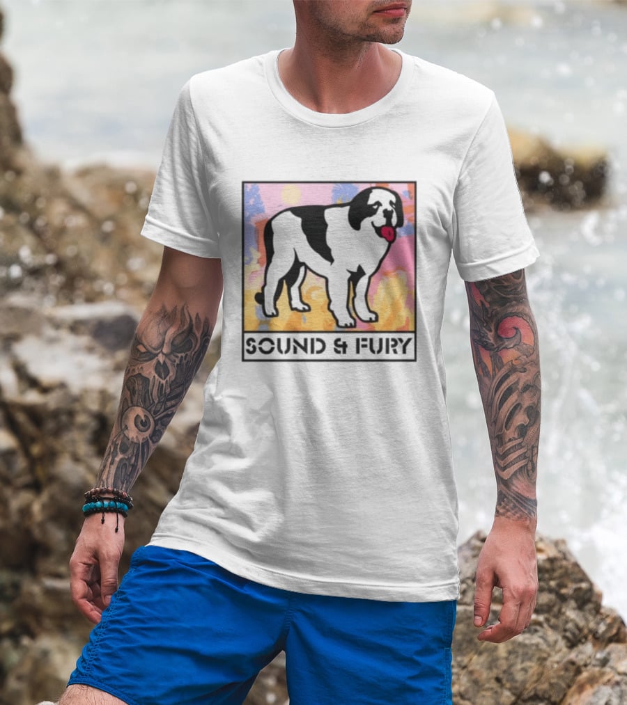 Sound And Fury Store Sound And Fury 2026 Big Dog White St Bernard T-Shirt