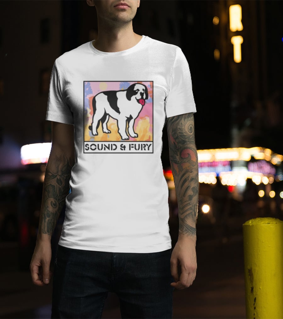 Sound And Fury Store Sound And Fury 2026 Big Dog White St Bernard T-Shirt