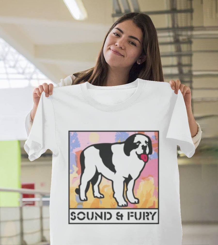 Sound And Fury Store Sound And Fury 2026 Big Dog White St Bernard T-Shirt