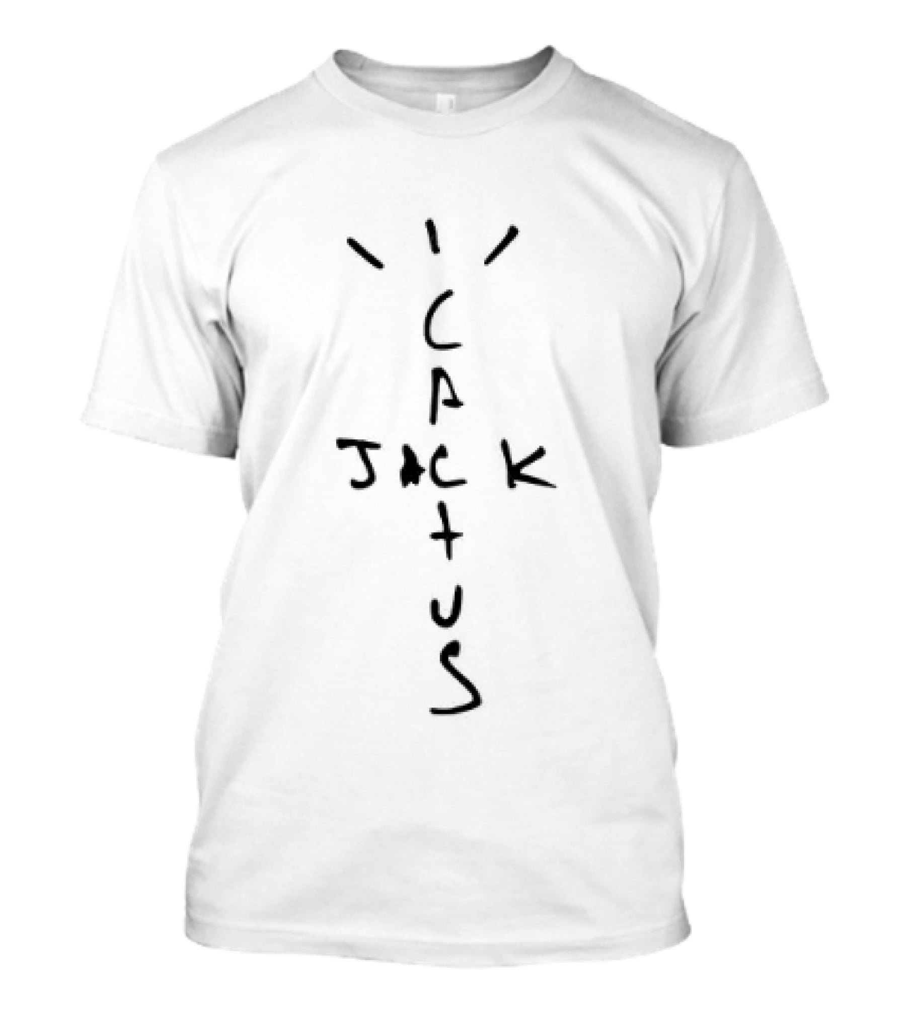 T Scott Cactus Jack Vertical Handwritten T-Shirt