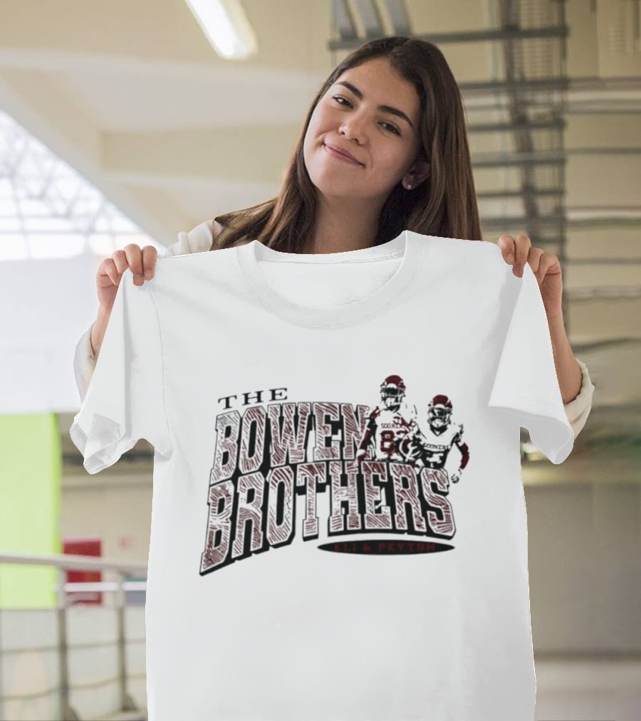 The Bowen Brothers Eli & Peyton Oklahoma Sooners Football Players T-Shirt