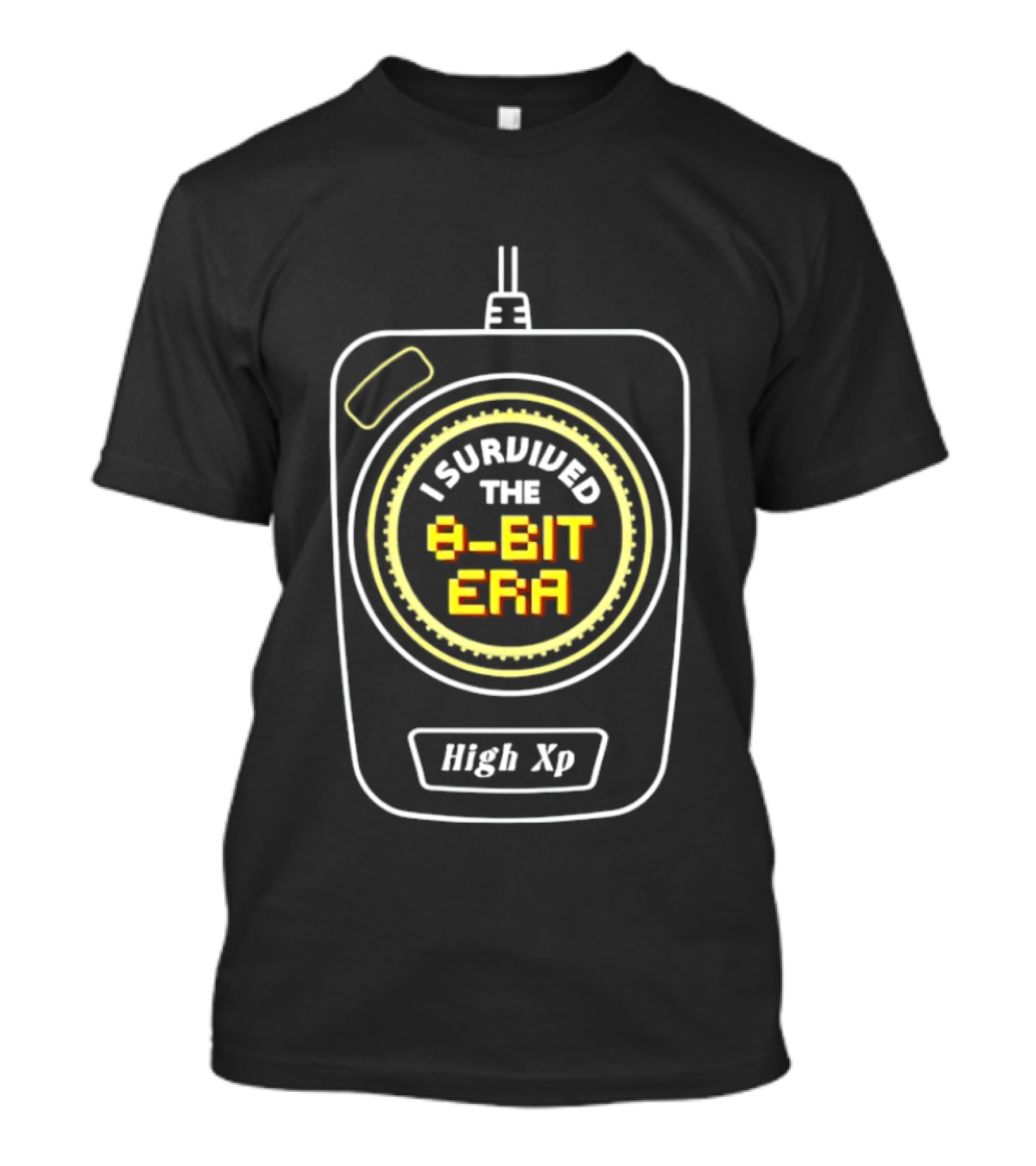 I Survived The 8 Bit Era High XP Retro Gaming Nostalgia T-Shirt