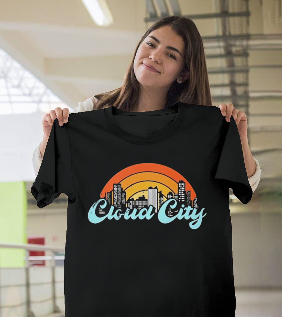Cloud City Skyline Bespin Star Wars Retro Urban Sunset T-Shirt