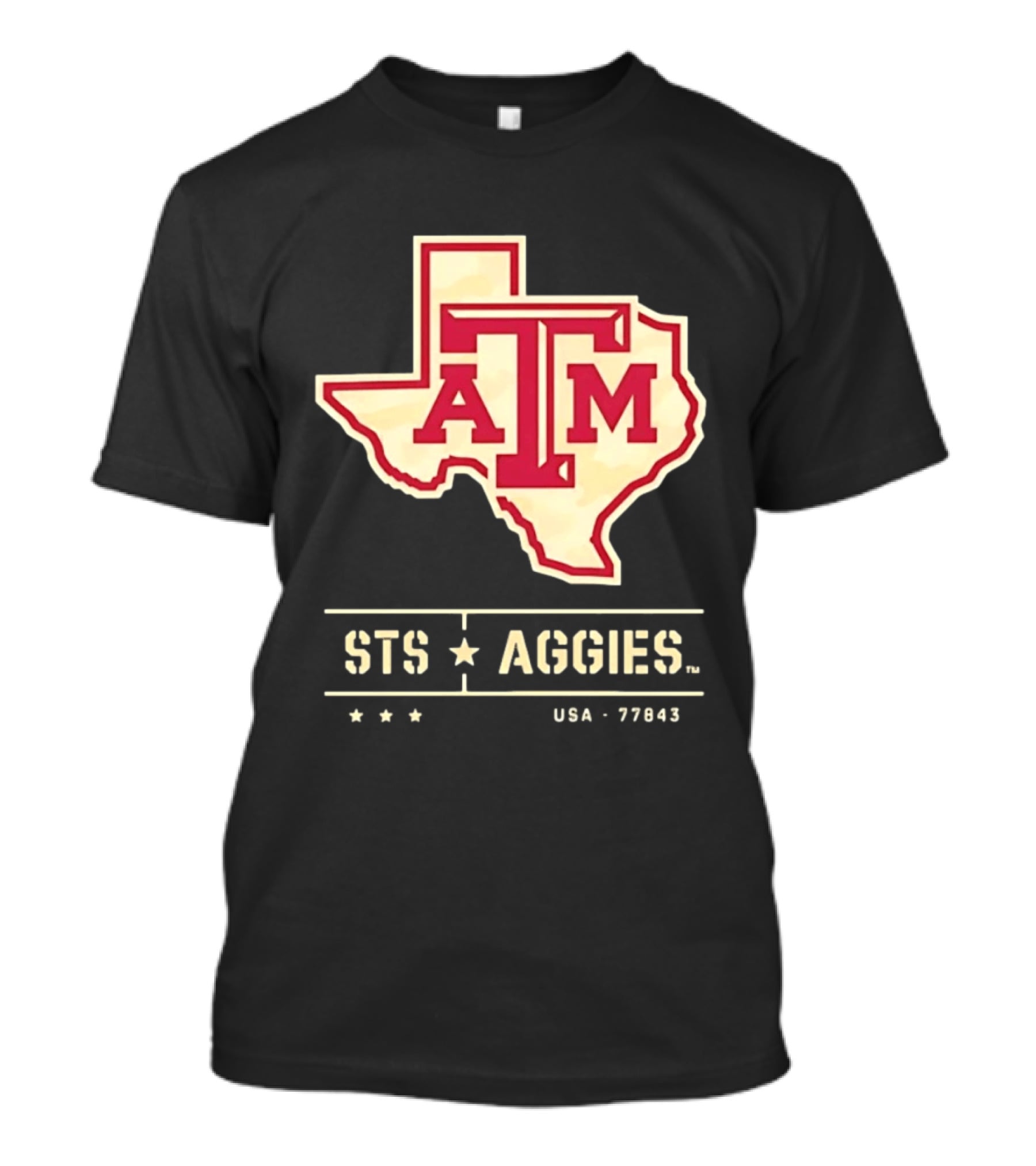 Texas A&M ATM STS Aggies USA 77843 T-Shirt