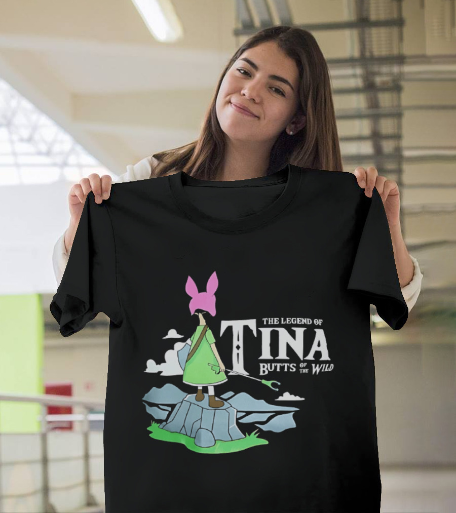 The Legend Of Tina Butts Of The Wild Adventure T-Shirt