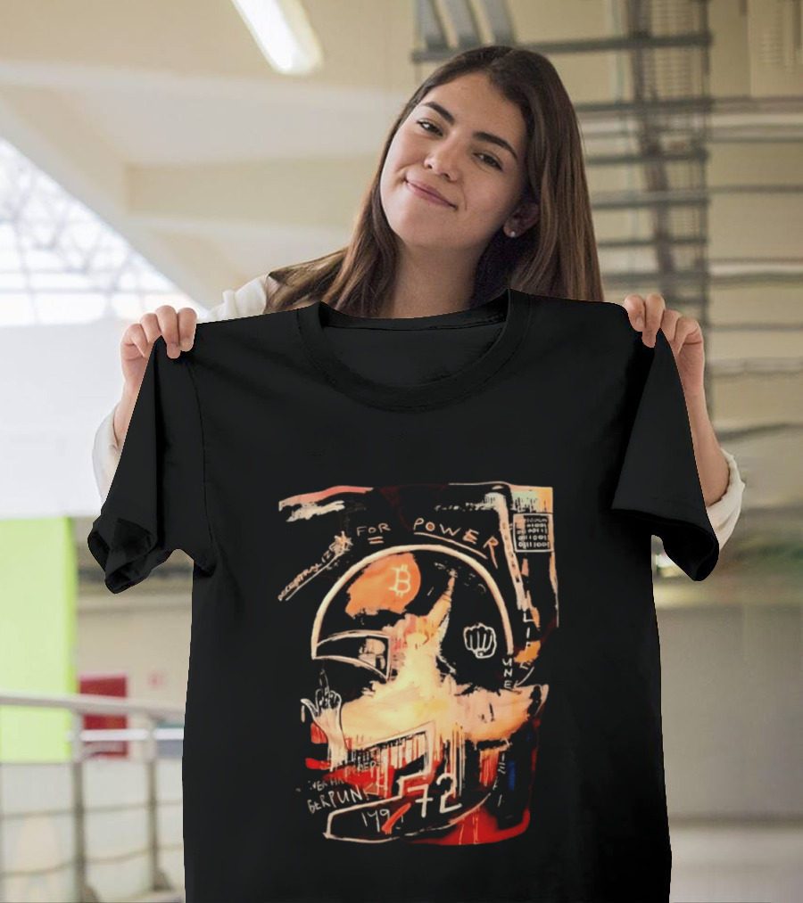 Decentralize For Power 1990 Cyberpunks What Ever Happened To 72 Bitcoin Revolution T-Shirt