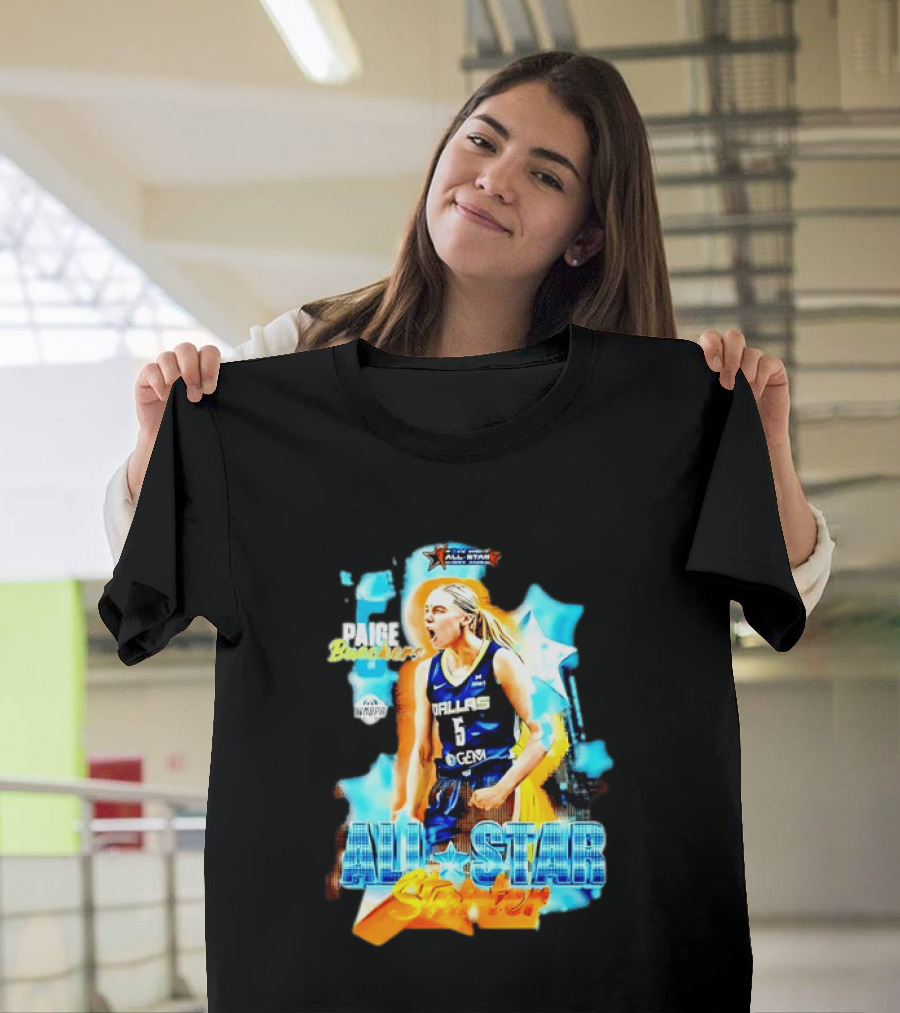Paige Bueckers Dallas Wings All Star Starter 2025 WNBPA T-Shirt