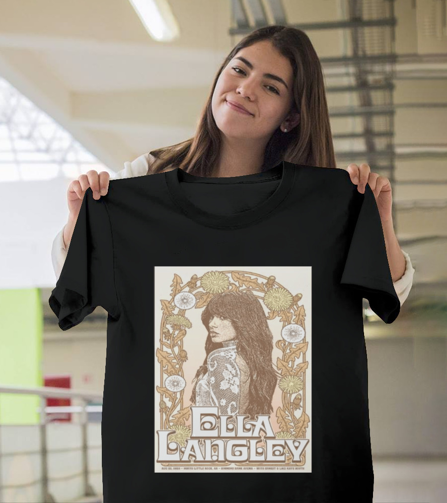 Ella Langley North Little Rock AR 2026 Simmons Bank Arena August 22 Event With Special Guest Laci Kaye Booth T-Shirt