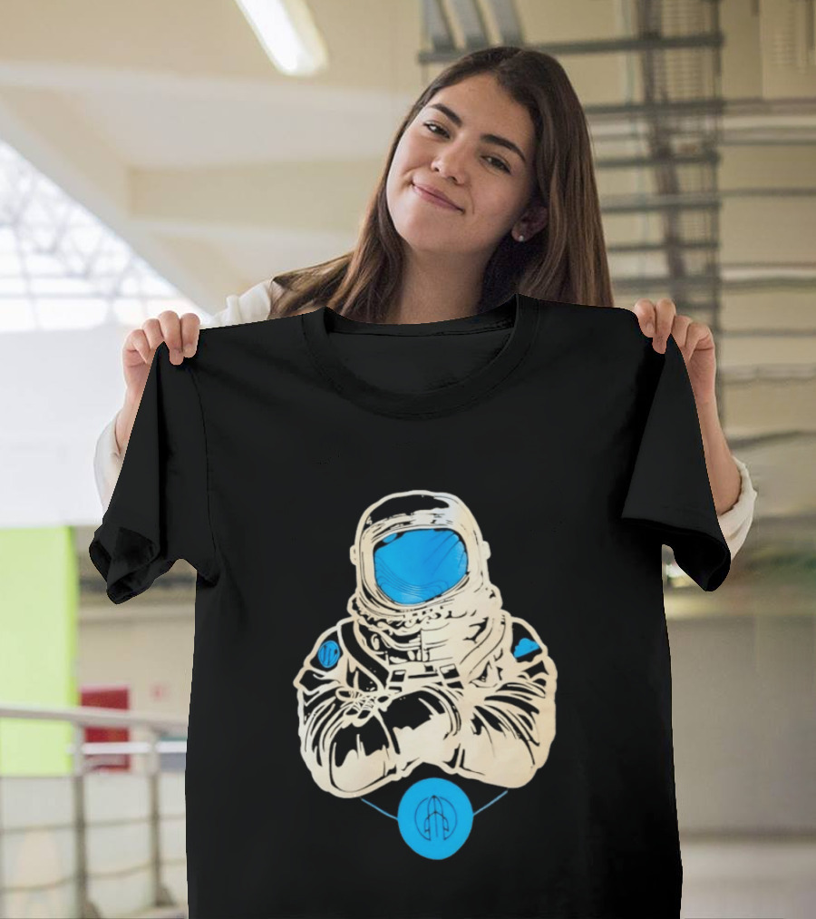 WordPress Astronaut Space Explorer Developer Iconic Space Suit Drawing T-Shirt