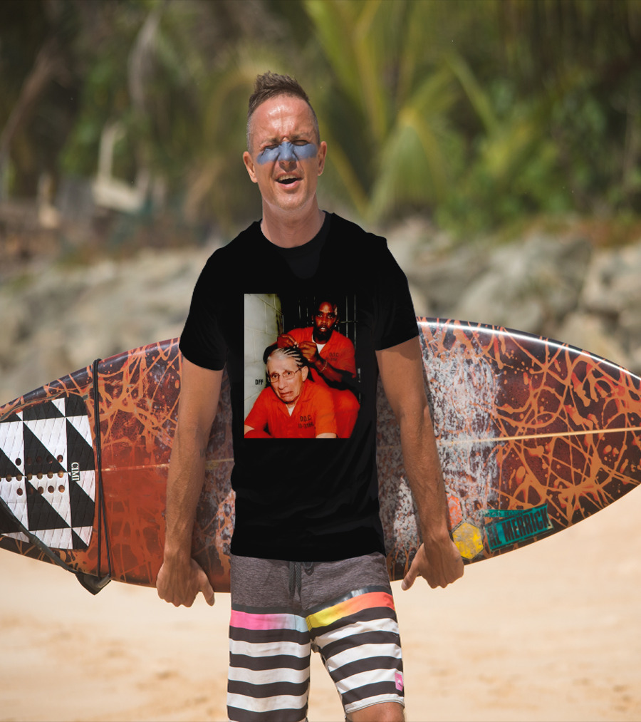 Sean Diddy Combs Braiding Anthony Fauci Hair D.O.C Meme T-Shirt