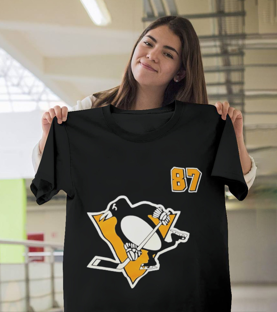 Sidney Crosby 87 Pittsburgh Penguins NHL Player T-Shirt