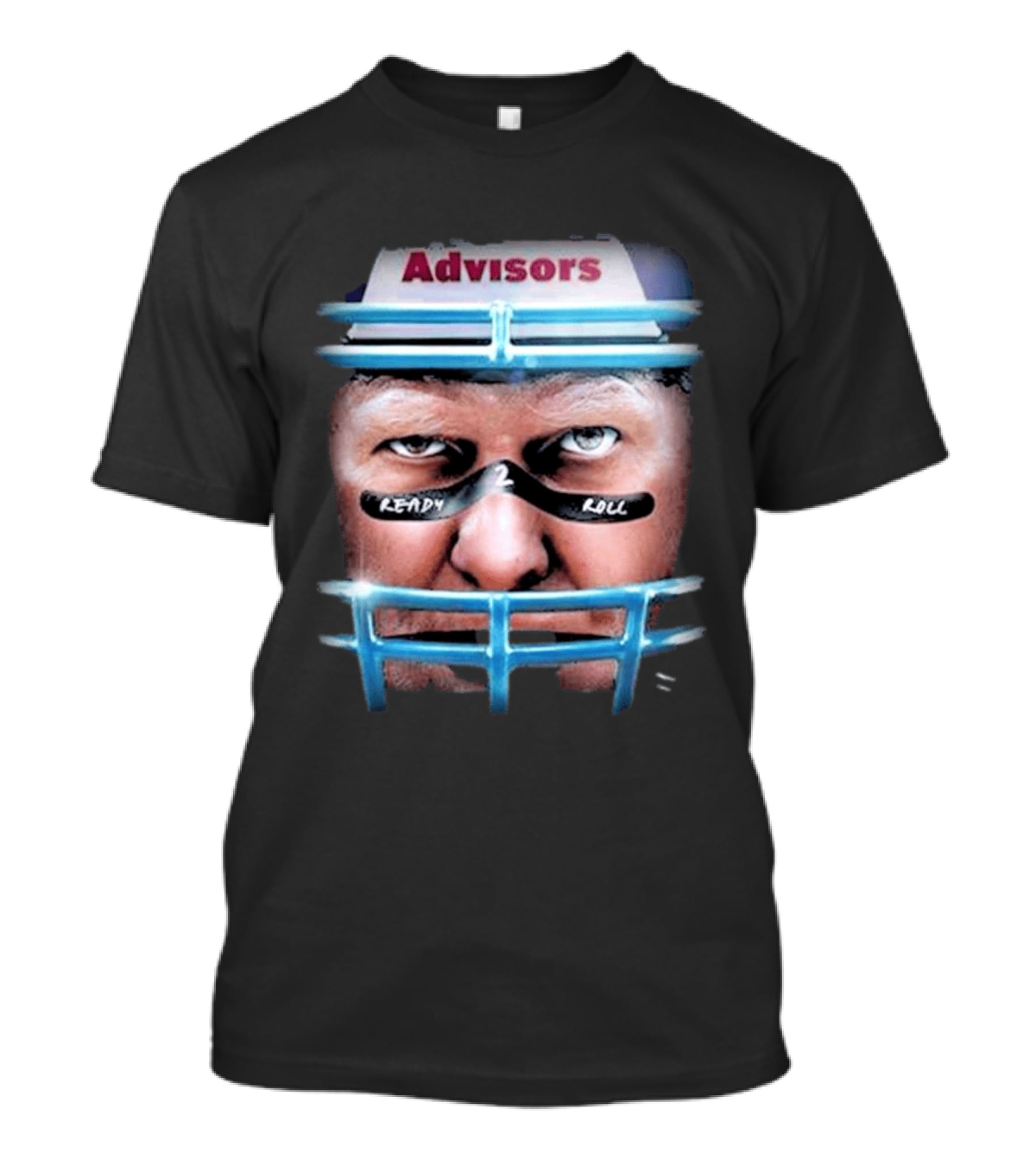Advisors Stu Helmet Ready 2 Roll Football T-Shirt