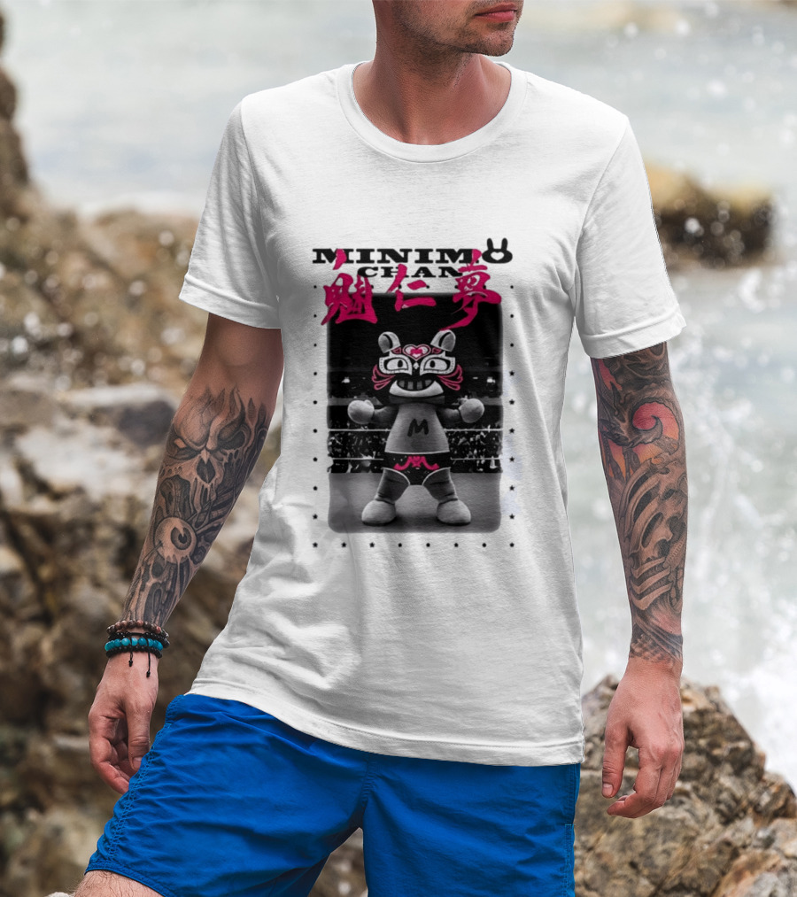 Minimo Chan Lucha Libre Japanese Wrestling T-Shirt