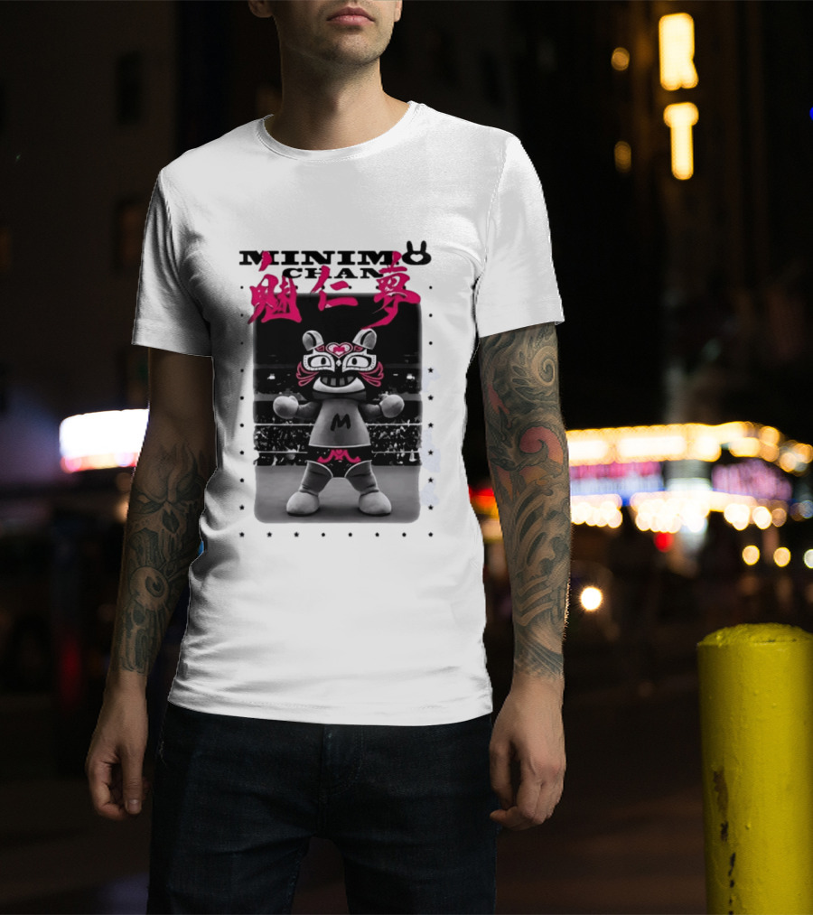 Minimo Chan Lucha Libre Japanese Wrestling T-Shirt