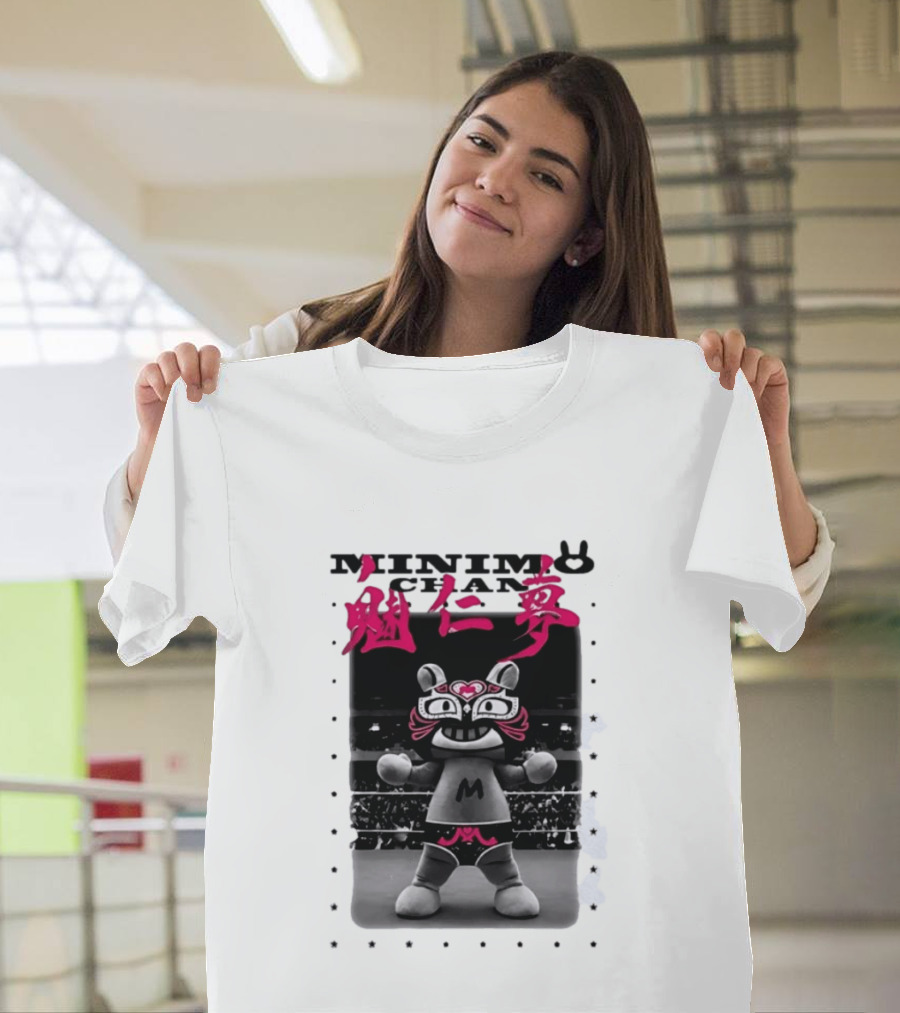 Minimo Chan Lucha Libre Japanese Wrestling T-Shirt