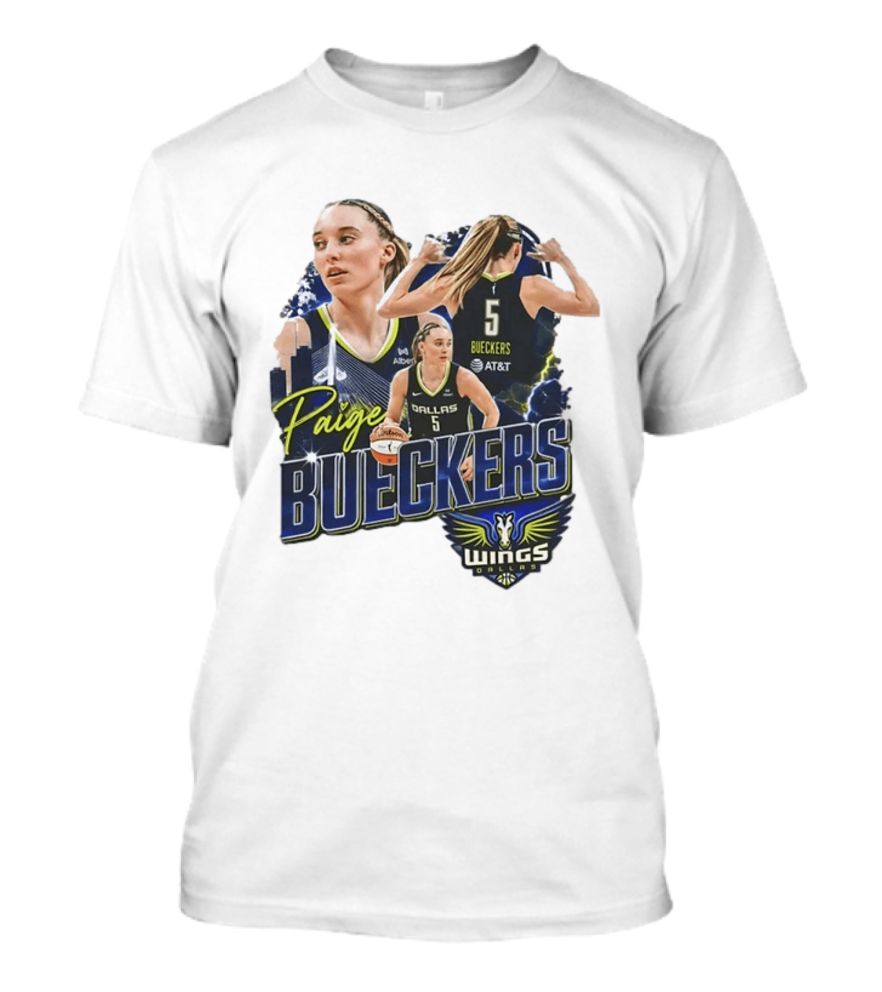Paige Bueckers Dallas Wings 5 WNBA Basketball Wings Orders T-Shirt
