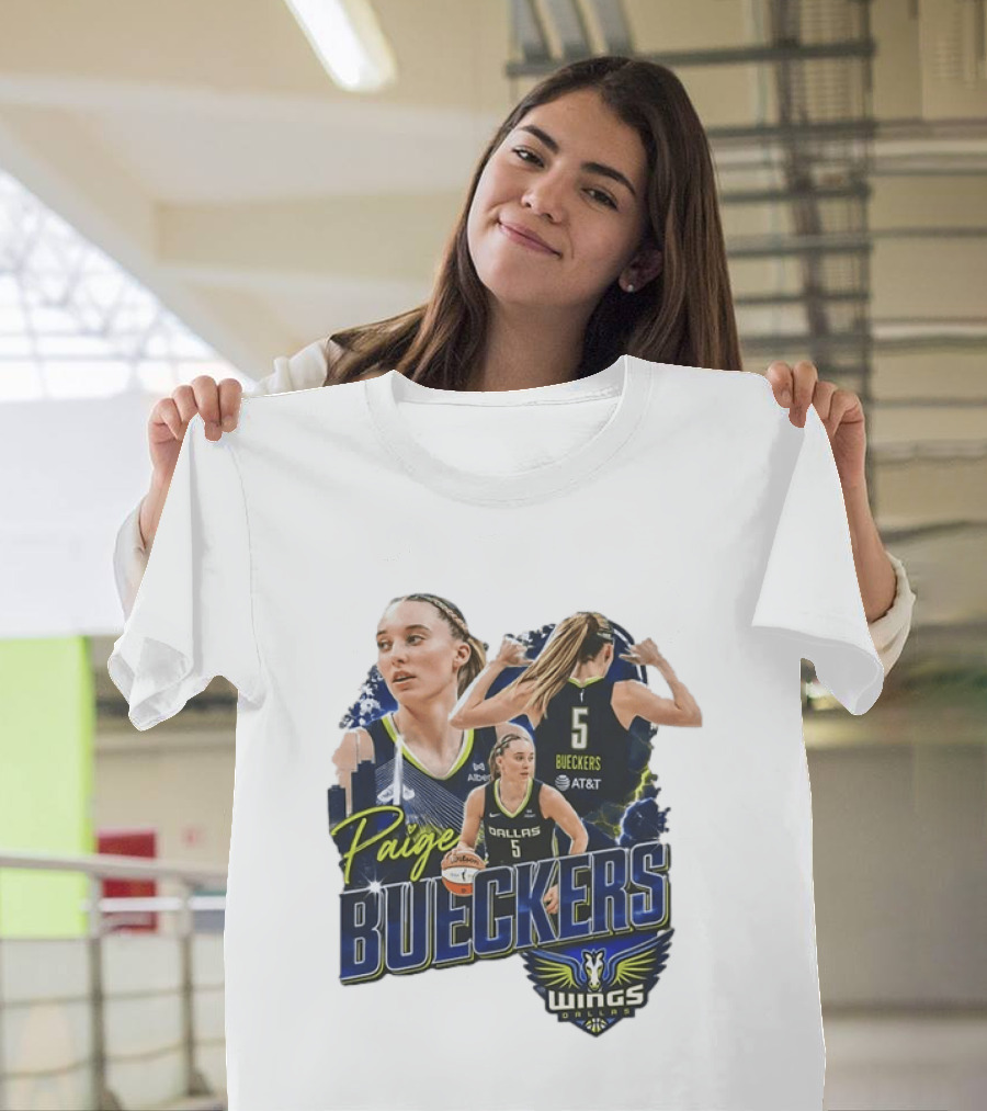 Paige Bueckers Dallas Wings 5 WNBA Basketball Wings Orders T-Shirt