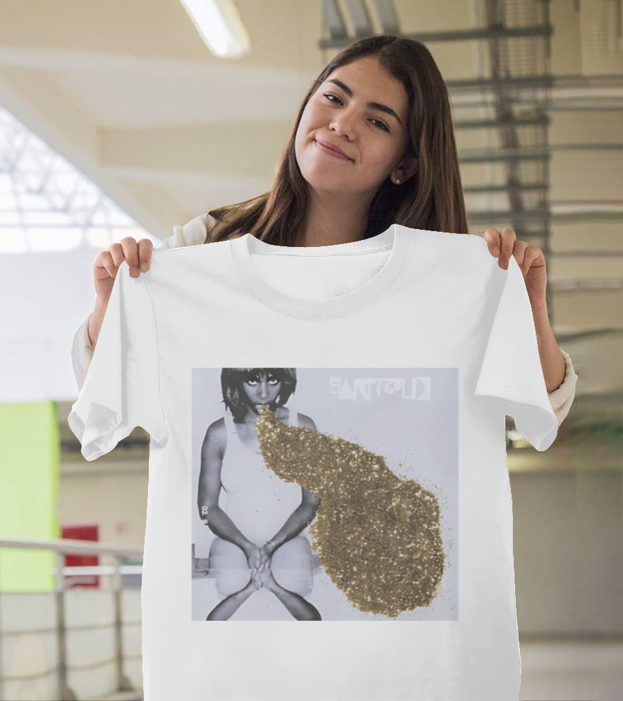 Santigold Gold Glitter Album Cover T-Shirt