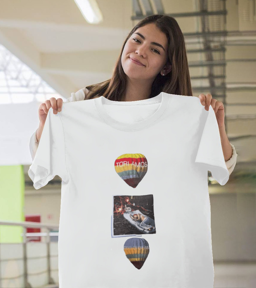 Tori Amos Dew Drop Inn 90s Music Alternative Rock Hot Air Balloon Album T-Shirt