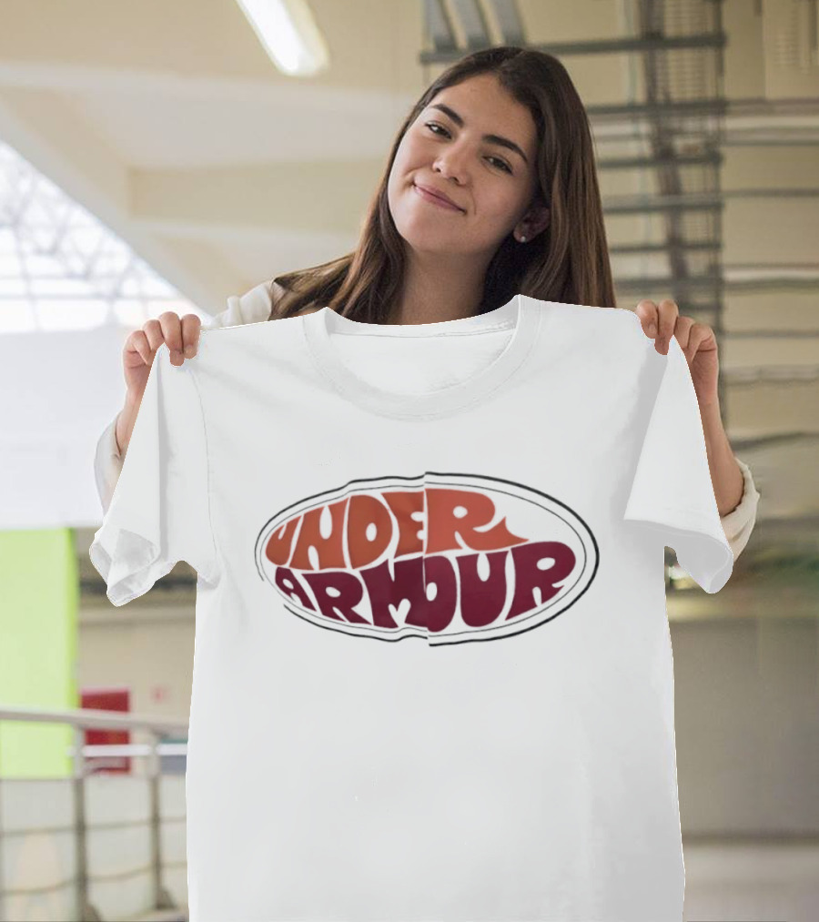 Under Armour Athletic Wear Sportswear Bold Oval Lettering T-Shirt