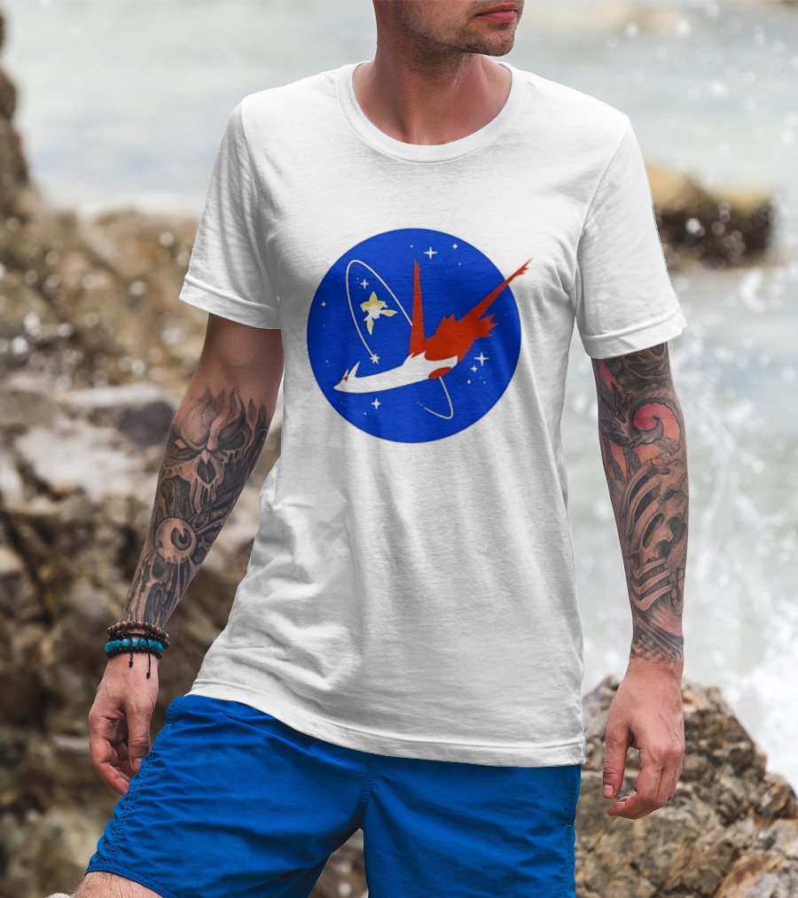 Latios And Latias Space Mission Pokemon T-Shirt