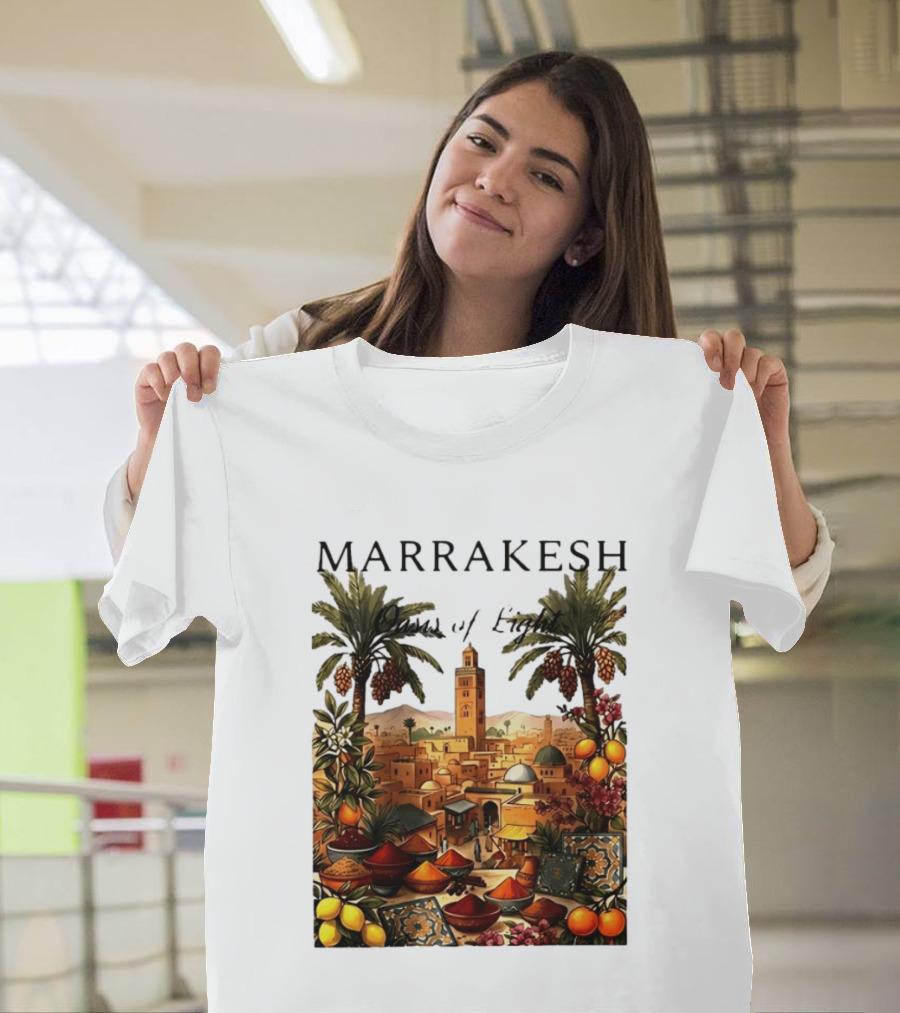Marrakesh Oasis Of Light Noise Spices And Good Vibes T-Shirt