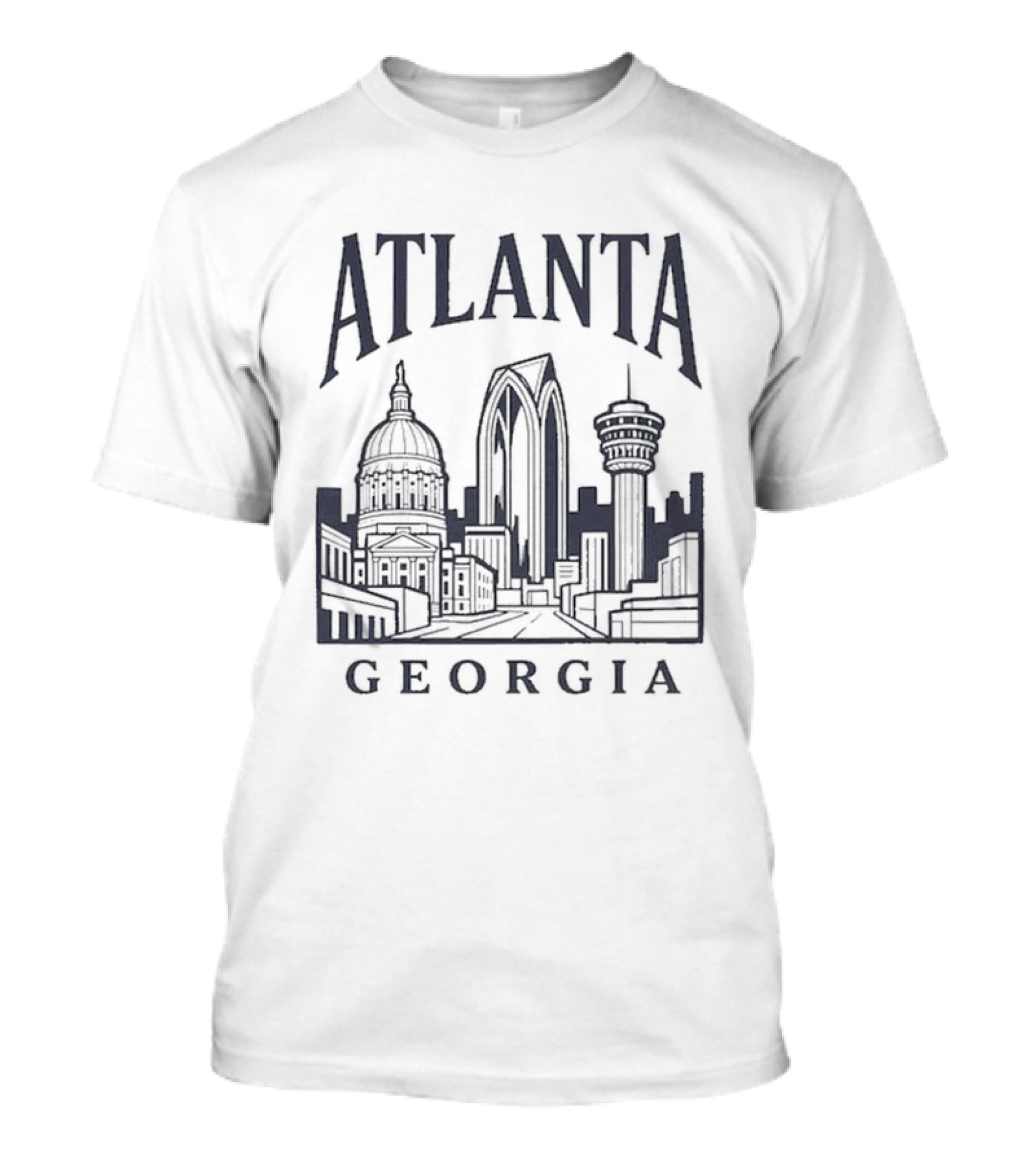 Atlanta Georgia Cityscape Souvenir T-Shirt