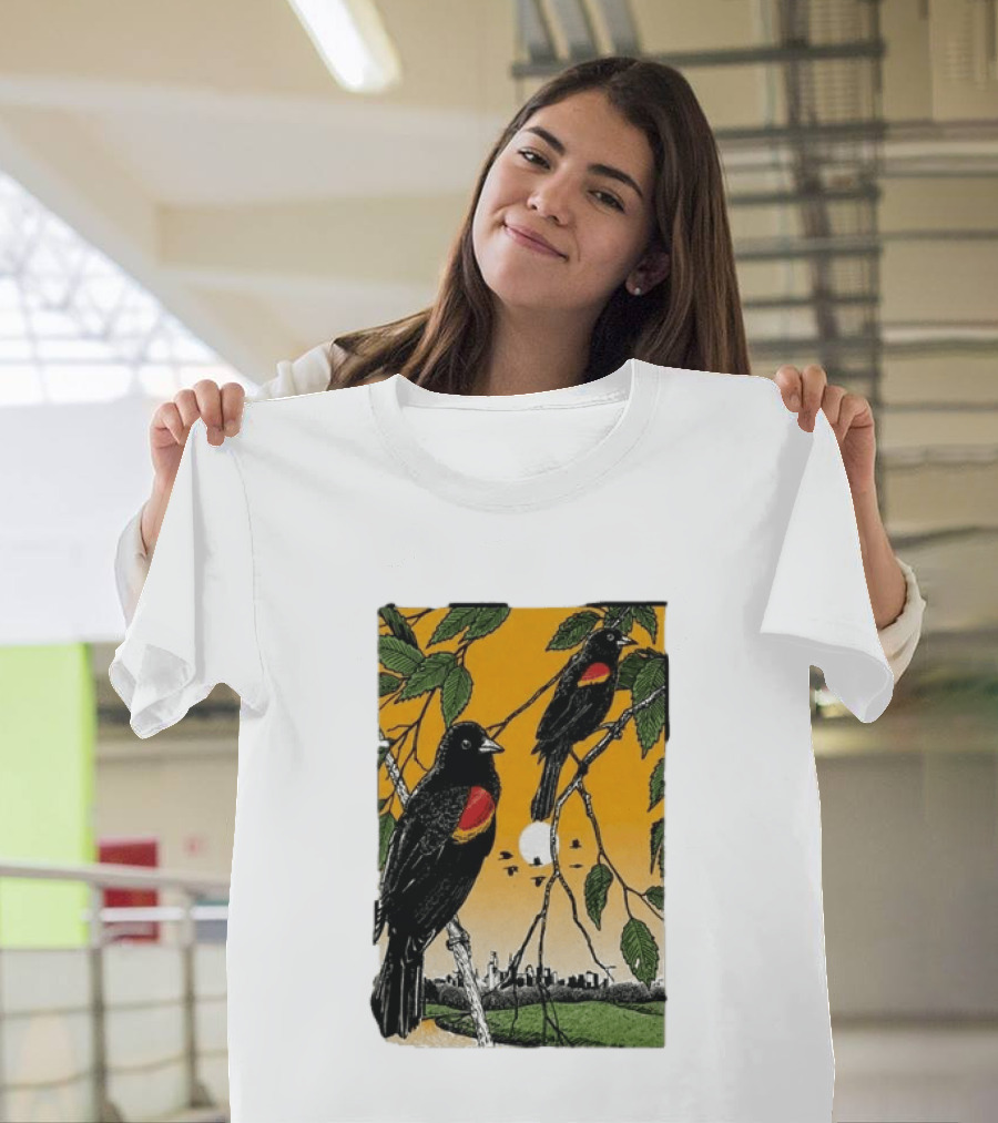 Gregory Alan Isakov Philadelphia August 21 2026 Red Winged Blackbirds City Skyline T-Shirt