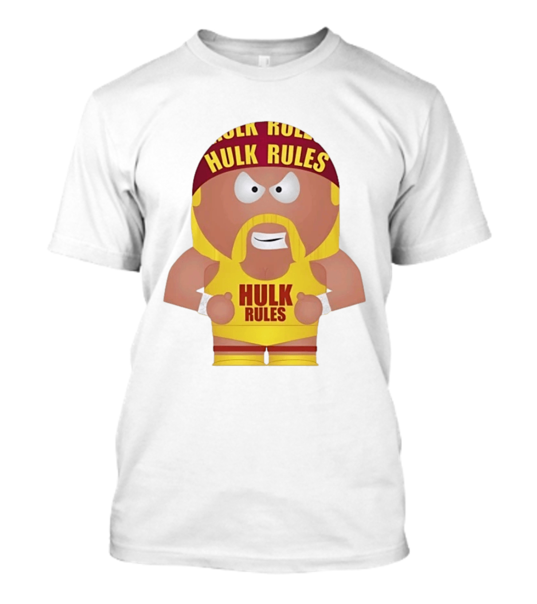 Hulk Hogan South Park Style Hulk Rules Wrestling T-Shirt