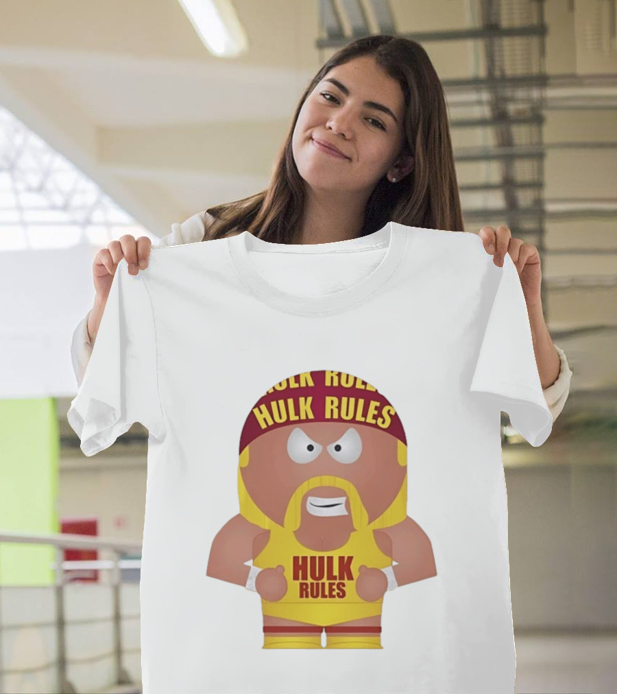 Hulk Hogan South Park Style Hulk Rules Wrestling T-Shirt