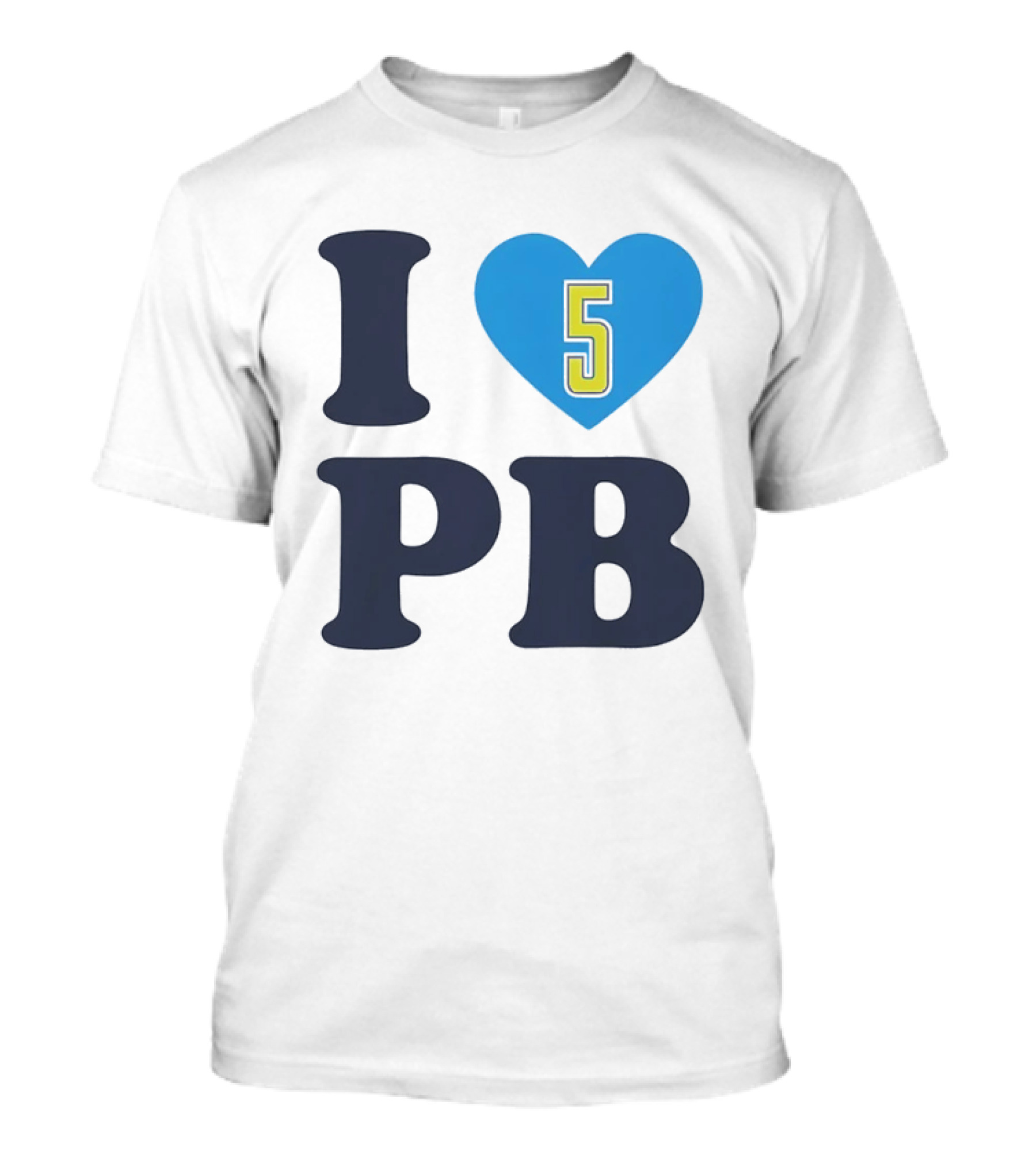 I Love Heart 5 PB Sports T-Shirt