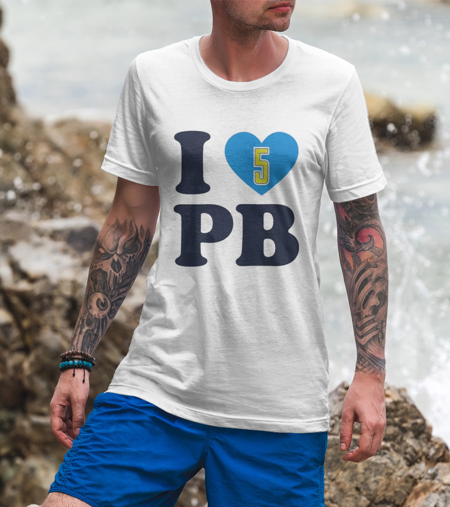 I Love Heart 5 PB Sports T-Shirt