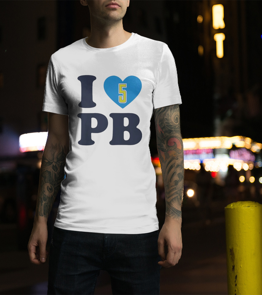 I Love Heart 5 PB Sports T-Shirt
