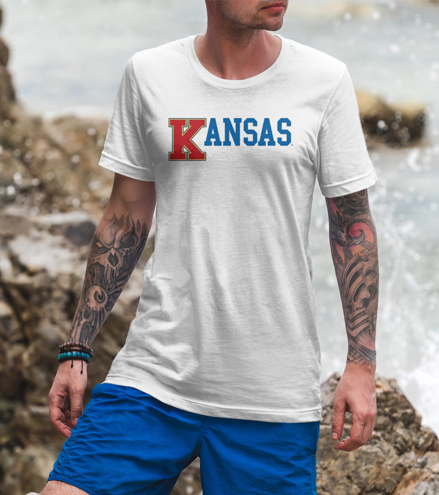 Kansas Jayhawks NCAA College Basketball KANSAS T-Shirt