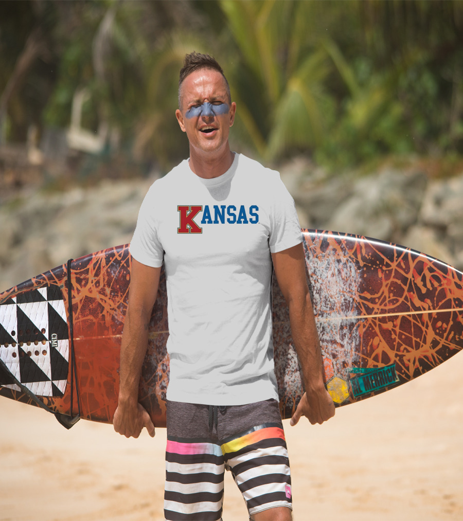 Kansas Jayhawks NCAA College Basketball KANSAS T-Shirt