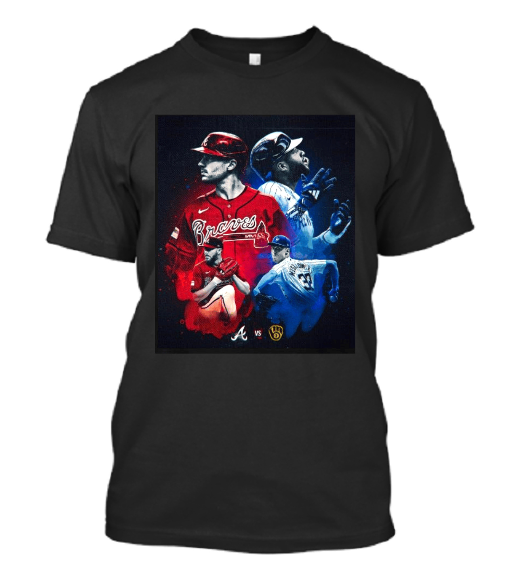 Braves Vs Brewers Showdown Chris Sale Jacob Misiorowski Pitching Duel In Milwaukee T-Shirt