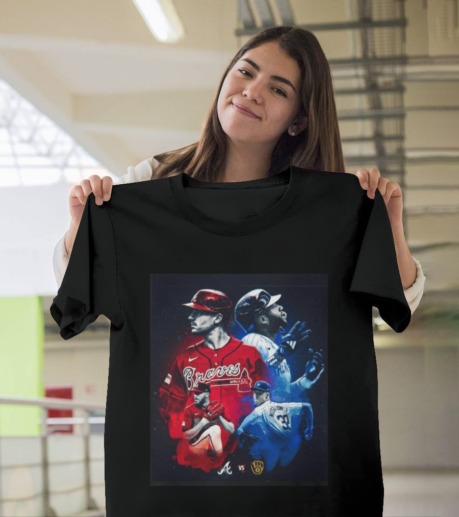 Braves Vs Brewers Showdown Chris Sale Jacob Misiorowski Pitching Duel In Milwaukee T-Shirt