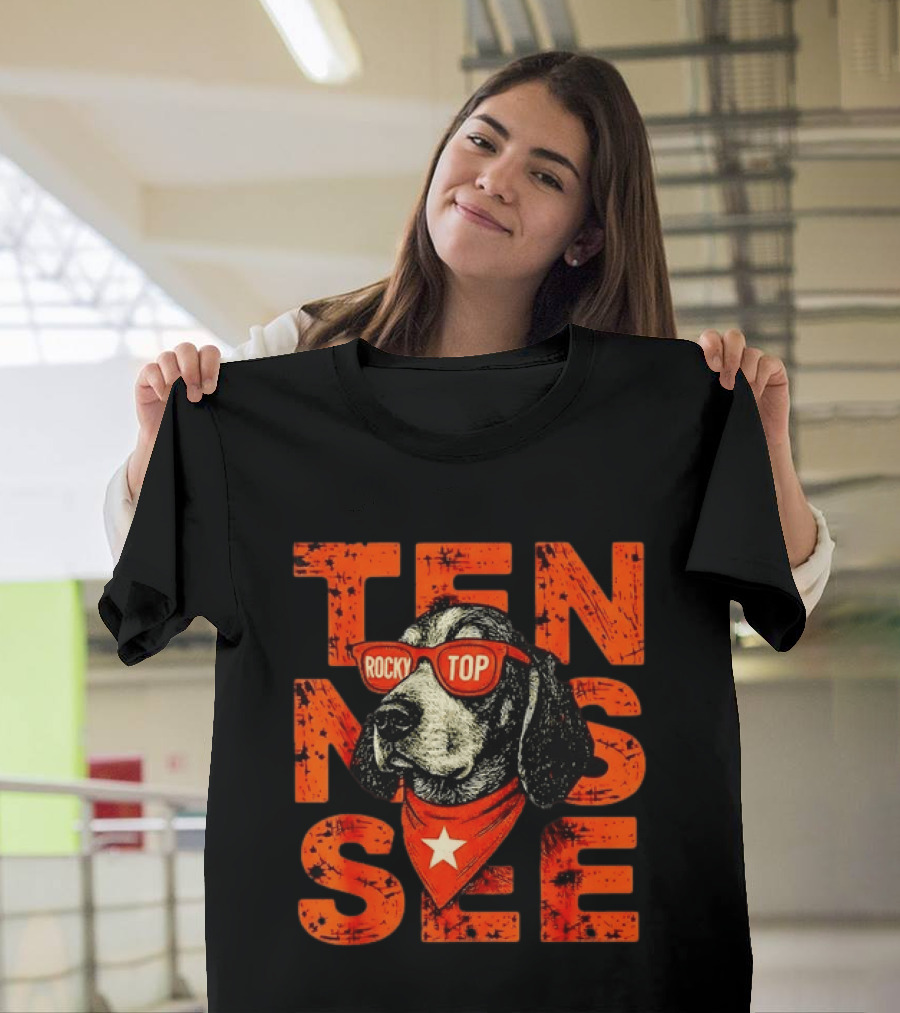 Tennessee Rocky Top Dog Vintage College Football T-Shirt