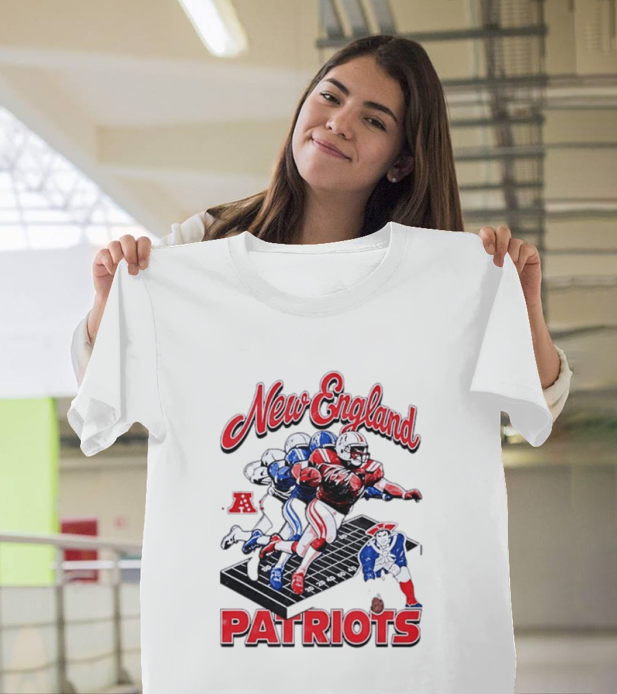 New England Patriots Football Player Action AFC T-Shirt