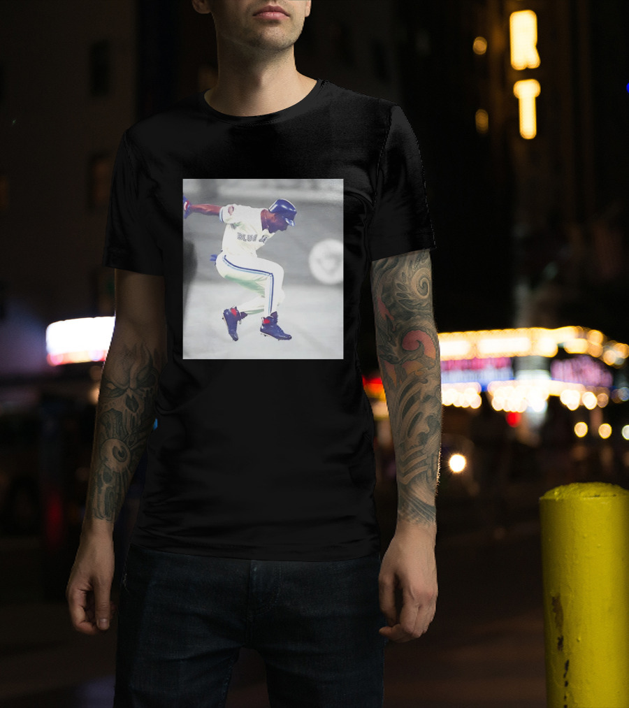Joe Carter Toronto Blue Jays Baseball Jump Celebration T-Shirt