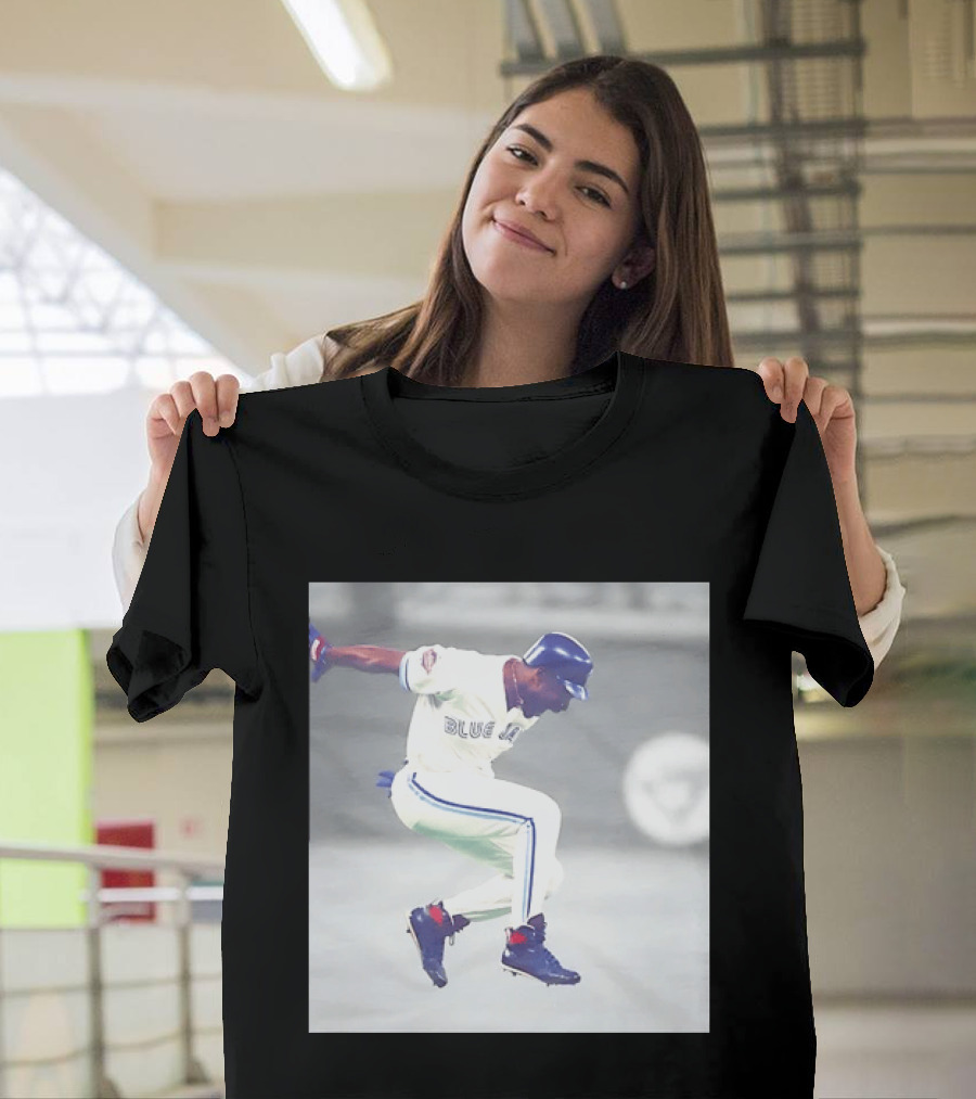 Joe Carter Toronto Blue Jays Baseball Jump Celebration T-Shirt
