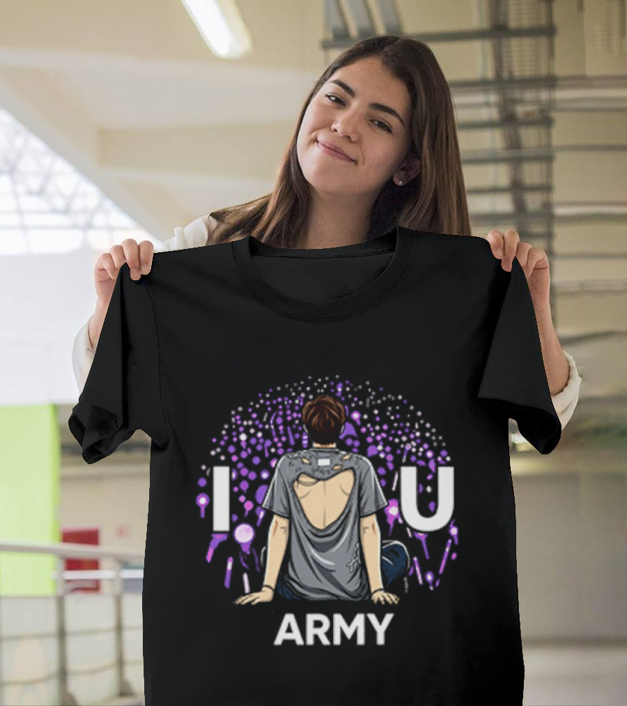 Joonie I Love You ARMY Concert Lights Fan T-Shirt